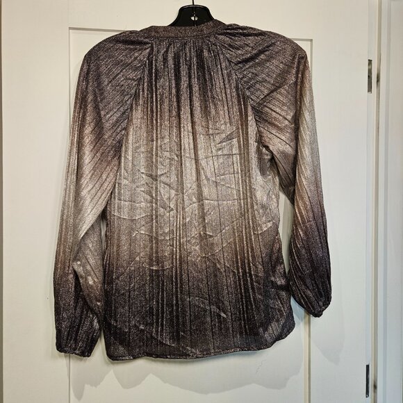 Cleo Metallic Long Sleeve Shirt - Picture 3 of 4